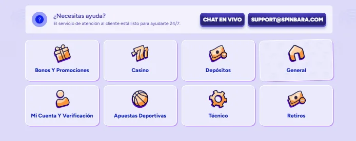 Spinbara Casino soporte spinbara casino soporte